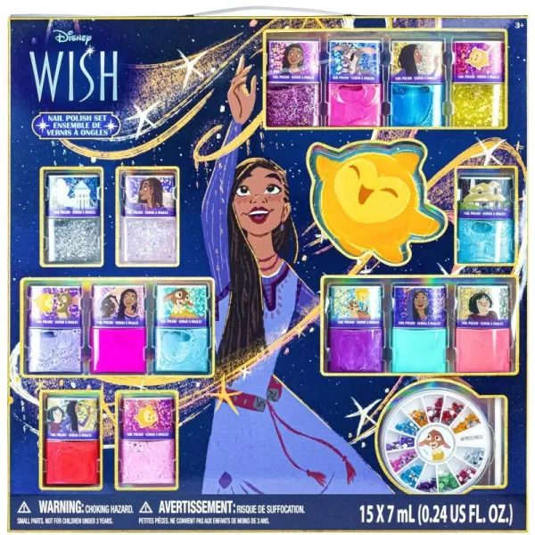 Townley Girl Disney Wish NonToxic PeelOff WaterBased Safe Quick Dry Nail Polish Gift Kit Set for Kids Girls Glittery and Opaque Colors Ages 3 18 PcsTownley Girl Disney Wish NonToxic PeelOff WaterBased Safe Quick Dry Nail Polish Gift Kit Set for Kids Girls Glittery and Opaque Colors Ages 3 18 Pcs