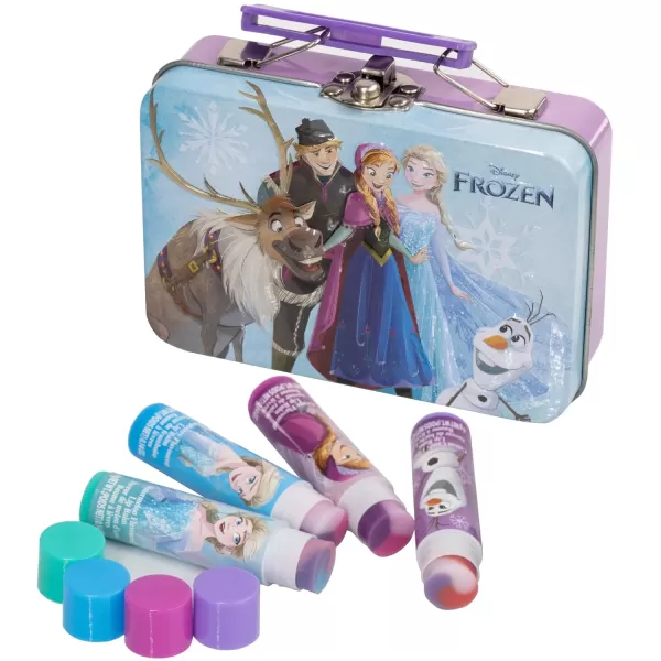 Disney Frozen  Townley Girl Plant Based 4 Pcs Flavoured Lip Balm with Tin Case Makeup Cosmetic Set for Kids amp Girls Ages 3 Perfect for Parties Sleepovers Makeovers amp Birthday GiftsDisney Frozen  Townley Girl Plant Based 4 Pcs Flavoured Lip Balm with Tin Case Makeup Cosmetic Set for Kids amp Girls Ages 3 Perfect for Parties Sleepovers Makeovers amp Birthday Gifts