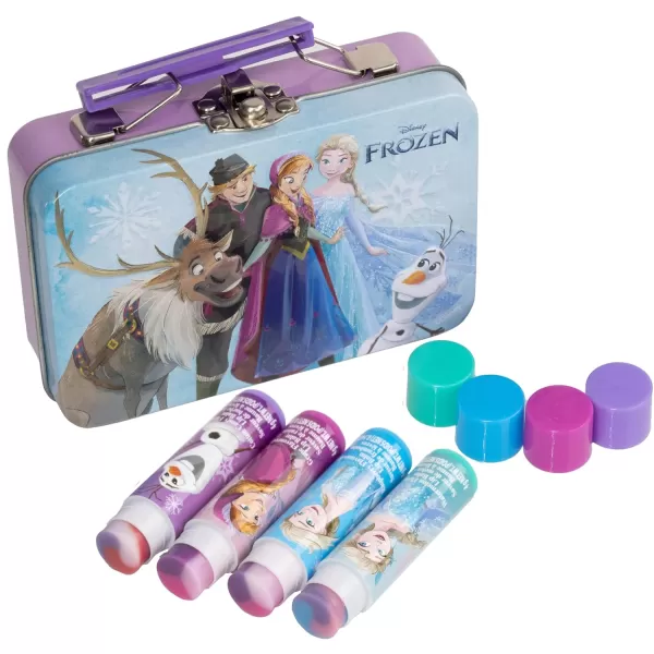 Disney Frozen  Townley Girl Plant Based 4 Pcs Flavoured Lip Balm with Tin Case Makeup Cosmetic Set for Kids amp Girls Ages 3 Perfect for Parties Sleepovers Makeovers amp Birthday GiftsDisney Frozen  Townley Girl Plant Based 4 Pcs Flavoured Lip Balm with Tin Case Makeup Cosmetic Set for Kids amp Girls Ages 3 Perfect for Parties Sleepovers Makeovers amp Birthday Gifts