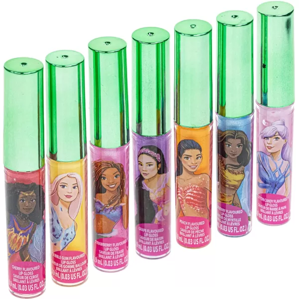 Disney The Little Mermaid 7 Piece Vegan Plant Based Party Favor Lip Gloss Makeup Set for Girls Kids Toddlers Toys Gift for 3 4 5 6 7 8 9 10 11 12 Years Old KidThe Little Mermaid 020 Ounce Pack of 1