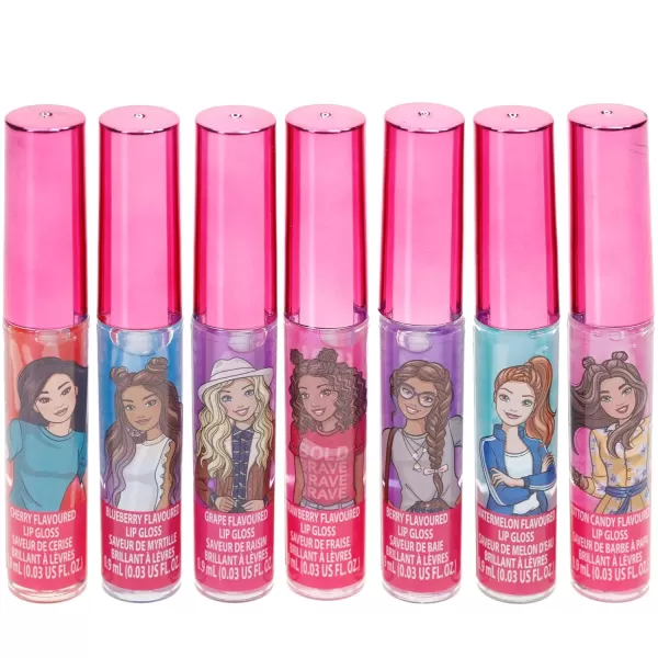 Disney The Little Mermaid 7 Piece Vegan Plant Based Party Favor Lip Gloss Makeup Set for Girls Kids Toddlers Toys Gift for 3 4 5 6 7 8 9 10 11 12 Years Old KidBarbie 240 Ounce Pack of 1