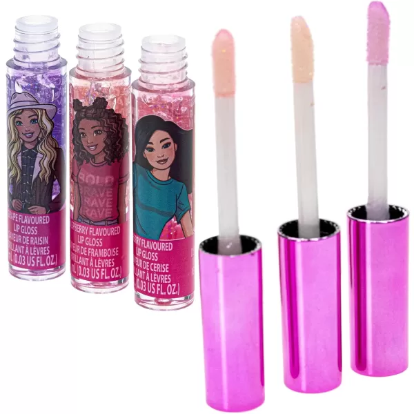 Disney The Little Mermaid 7 Piece Vegan Plant Based Party Favor Lip Gloss Makeup Set for Girls Kids Toddlers Toys Gift for 3 4 5 6 7 8 9 10 11 12 Years Old KidBarbie 240 Ounce Pack of 1