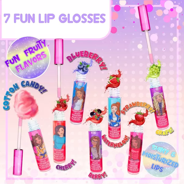 Disney The Little Mermaid 7 Piece Vegan Plant Based Party Favor Lip Gloss Makeup Set for Girls Kids Toddlers Toys Gift for 3 4 5 6 7 8 9 10 11 12 Years Old KidBarbie 240 Ounce Pack of 1