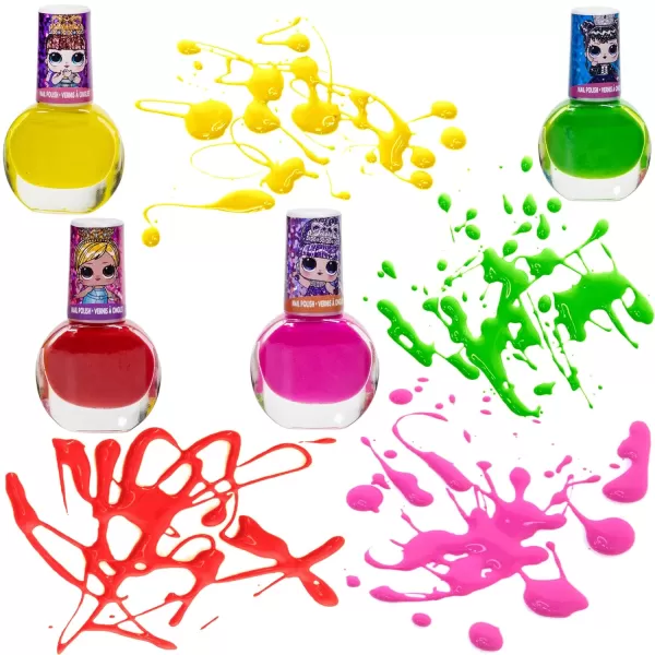 LOL Surprise Girl PeelOff Nail Polish Activity Set for Girls Ages 3 with 15 Nail Polish Colors Toe Spacers and Nail Stickers Perfect for Parties Sleepovers and MakeoversLOL Surprise Girl PeelOff Nail Polish Activity Set for Girls Ages 3 with 15 Nail Polish Colors Toe Spacers and Nail Stickers Perfect for Parties Sleepovers and Makeovers