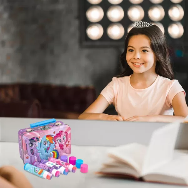 My Little Pony 4 Pack Vegan Lip Balm with Collectible Tin Case for Girls Ages 3My Little Pony 4 Pack Vegan Lip Balm with Collectible Tin Case for Girls Ages 3
