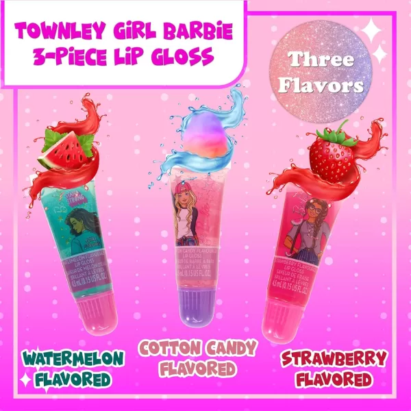 Townley Girl Barbie Coin Purse and PlantBased Lip Gloss Set Cute Pouch Wallet Small Money Bag Toy Ages 3 and UpTownley Girl Barbie Coin Purse and PlantBased Lip Gloss Set Cute Pouch Wallet Small Money Bag Toy Ages 3 and Up