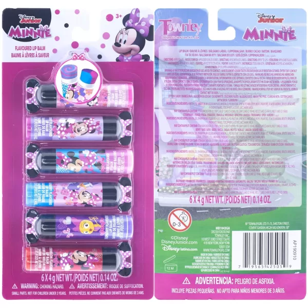 Townley Girl Minnie Mouse Ears Lip Balm 6 CTMinnie Mouse