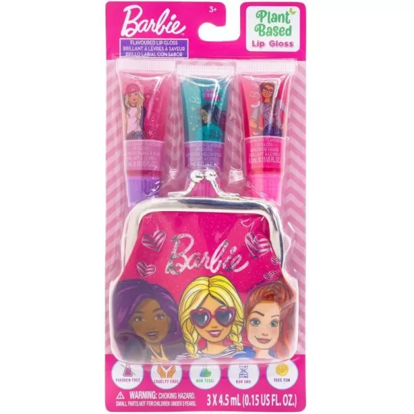 Townley Girl Barbie Coin Purse and PlantBased Lip Gloss Set Cute Pouch Wallet Small Money Bag Toy Ages 3 and UpTownley Girl Barbie Coin Purse and PlantBased Lip Gloss Set Cute Pouch Wallet Small Money Bag Toy Ages 3 and Up