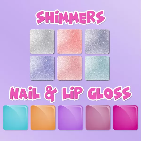 LOL Surprise Townley Girl Train Case Cosmetic Makeup Set Includes Lip Gloss Eye Shimmer Nail Polish Hair Accessories ampamp more for Kids Girls Ages 3 perfect for Parties Sleepovers ampamp MakeoversRegular