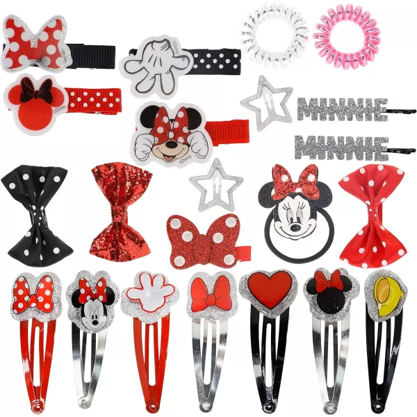 Disney Minnie Mouse  Townley Girl Hair Accessories Kit Gift Set for Girls Ages 3 Includes 22 Pieces of Hair Accessories such as Hair Bow Hair Pins and more perfect for Parties ampamp Makeovers