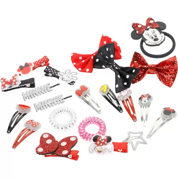 Disney Minnie Mouse  Townley Girl Hair Accessories Kit Gift Set for Girls Ages 3 Includes 22 Pieces of Hair Accessories such as Hair Bow Hair Pins and more perfect for Parties ampamp Makeovers