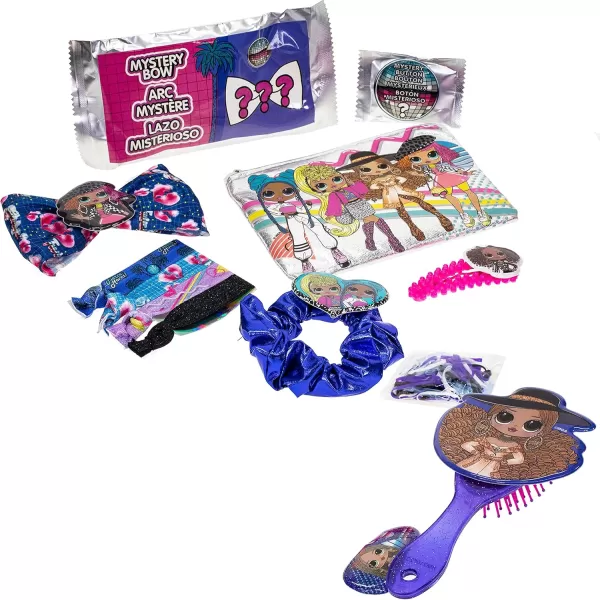 imageLOL Surprise Townley Girl Hair Accessories BoxGift Set for Kids Tweens GirlsAges 3 13 Pcs Including Hair Bow Brush Hair Clips Metallic Scrunchie ampamp More for Parties Sleepovers ampamp Makeovers