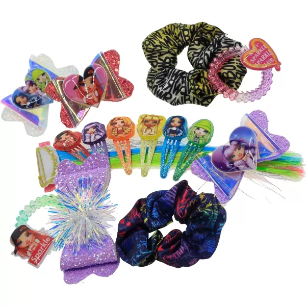 imageRainbow High  Townley Girl Hair Accessories Set Gift for Kids Teens Girls Ages 3 15 Pcs Including Hair Bow Hair Extension Scrunchies Hair Clips and More for Parties Sleepovers and Makeovers