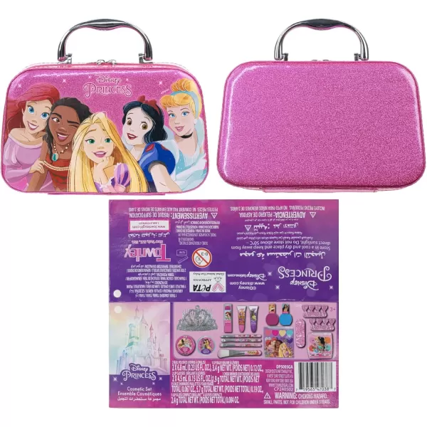 imageTownley Girl Disney Princess Tiana Cinderella Jasmine Moana and Ariel Fashion Purse Set with Makeup Toys Gift for 3 4 5 6 7 8 9 10 11 12 Years Old KidDisney Princess