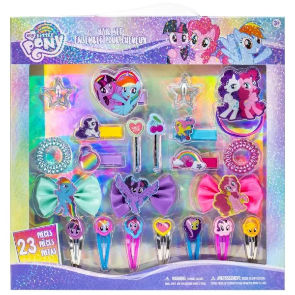 imageMy Little Pony  Townley Girl Hair Accessories KitGift Set for Kids GirlsAges 3 22 Pcs Including Hair Bow Coils Hair Clips Hair Pins and More for Parties Sleepovers ampamp Makeovers