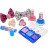imagePeppa Pig Backpack Cosmetic Makeup Bag Set with Flipup Mirror Includes Lip Gloss Nail Polish Hair Bow ampamp More for Kids Tween Girls Ages 3 Perfect for Parties Sleepovers ampamp Makeovers Townley Girl