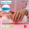 imageDisney 100 Kids Nail Polish Set with Glittery and Opaque Colors with Nail Stickers for Girls Kids Ages 3 Perfect for Parties Sleepovers and Makeovers 18 Pcs