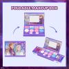 imageDisney Frozen AllinOne Kids Cosmetic Compact Set Includes Washable Lip Gloss Eye Shimmer Cheek Shimmer Brushes Colorful Portable Beauty Set for Girls Kids and Toddlers Ages 3 by Townley Girl1 Count Pack of 1