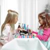 imageDisney The Little Mermaid Ariel Kids Washable Nail Polish Set Pretend Play Makeup Beauty Set Birthday Toys Gift for 3 4 5 6 7 8 9 10 11 12 Years Old Kid