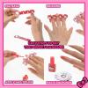 imageHello Kitty WaterBased Nail Polish Set PeelOff Set with Glittery ampamp Opaque Colors and Nail Accessories for Girls Kids Perfect for Dress Up Parties ampamp Makeovers Ages 3 by Townley Girl