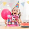 imageHello Kitty WaterBased Nail Polish Set PeelOff Set with Glittery ampamp Opaque Colors and Nail Accessories for Girls Kids Perfect for Dress Up Parties ampamp Makeovers Ages 3 by Townley Girl
