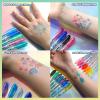 imageHello Kitty and Friends 16 Piece Glitter Pen Body Art Set Glittery and Bright Colors Ages 3 by Townley GirlPanda