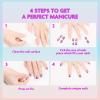 imageTownley Girl 96 Pcs GlitterGlamup ampamp Metallic PressOn Nails Artificial Fake False Nails Set for Tweens with PreGlue Full Cover Acrylic Nail Tip Kit Great for Gifts Parties Sleepovers ampamp MakeoversPurple