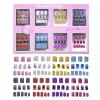 imageTownley Girl 96 Pcs GlitterGlamup ampamp Metallic PressOn Nails Artificial Fake False Nails Set for Tweens with PreGlue Full Cover Acrylic Nail Tip Kit Great for Gifts Parties Sleepovers ampamp MakeoversPink
