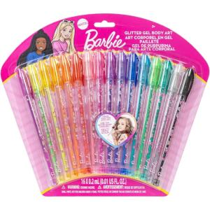imageHello Kitty and Friends 16 Piece Glitter Pen Body Art Set Glittery and Bright Colors Ages 3 by Townley GirlBarbie