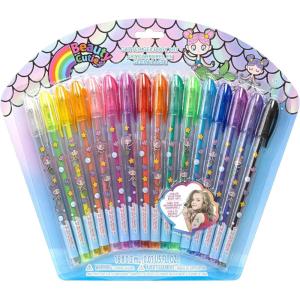 imageHello Kitty and Friends 16 Piece Glitter Pen Body Art Set Glittery and Bright Colors Ages 3 by Townley GirlMermaid