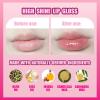 imageBarbie Lip Gloss with Acrylic Stand for Storage and Display Plant Based Lip Gloss Perfect for Parties Sleepovers Makeovers Birthday Gift for Girls Age 3 by Townley Girl