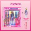imageBarbie Lip Gloss with Acrylic Stand for Storage and Display Plant Based Lip Gloss Perfect for Parties Sleepovers Makeovers Birthday Gift for Girls Age 3 by Townley Girl