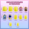 imageCare Bears 36 pcs Press on Nails for Kids  PreGlued ampamp Fake Nails with Nail File for Girls  Birthday Gifts for Ages 6 by Townley Girl