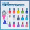 imageTownley Girl Disney Stitch 15 Piece WaterBased Nail Art Activity Makeup Set Includes Nail Polish Nail Brush and Nail Files For Parties Sleepovers and Makeovers Ages 6