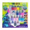 imageTownley Girl Disney Stitch 15 Piece WaterBased Nail Art Activity Makeup Set Includes Nail Polish Nail Brush and Nail Files For Parties Sleepovers and Makeovers Ages 6
