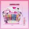 imageDisney Minnie Mouse 12 Piece Plant Based Lip Gloss Girls Party Favors First Makeup Set for Girl Perfect for Parties Sleepovers and Birthday Gifts Ages 3 by Townley Girl