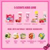 imageHello Kitty Cosmetic Makeup Train Case Set Includes Lip Gloss Tube Lip Balm Lip Gloss Compact for Girls Ages 3for Parties Sleepovers by Townley Girl