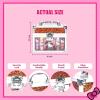 imageHello Kitty Cosmetic Makeup Train Case Set Includes Lip Gloss Tube Lip Balm Lip Gloss Compact for Girls Ages 3for Parties Sleepovers by Townley Girl