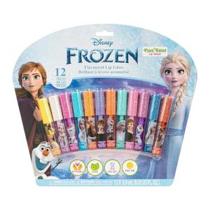 imageDisney Frozen 12 Piece Plant Based Lip Gloss Girls Party Favors First Makeup Set for Girl Perfect for Parties Sleepovers and Birthday Gifts Elsa and Anna Ages 3 by Townley Girl