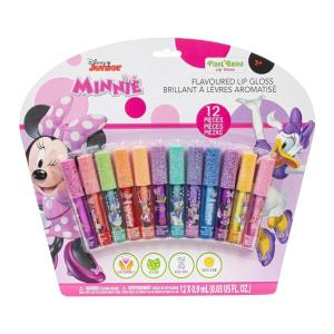 imageDisney Minnie Mouse 12 Piece Plant Based Lip Gloss Girls Party Favors First Makeup Set for Girl Perfect for Parties Sleepovers and Birthday Gifts Ages 3 by Townley Girl