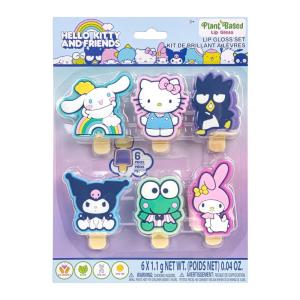 imageTownley Girl Hello Kitty and Friends 6 pack Fruit Flavored Lip Gloss Pucker Pop Set Ages 3 Perfect for Birthdays Stocking Stuffers Holidays School Rewards Spa Days Slumber Parties and More
