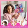 imageBarbie 35Well Shadow Palette Shimmery and Opaque Colors Pigmented Blendable 8 Application Brushes Ages 8 Perfect for Parties Sleepovers ampamp Makeovers By Townley Girl
