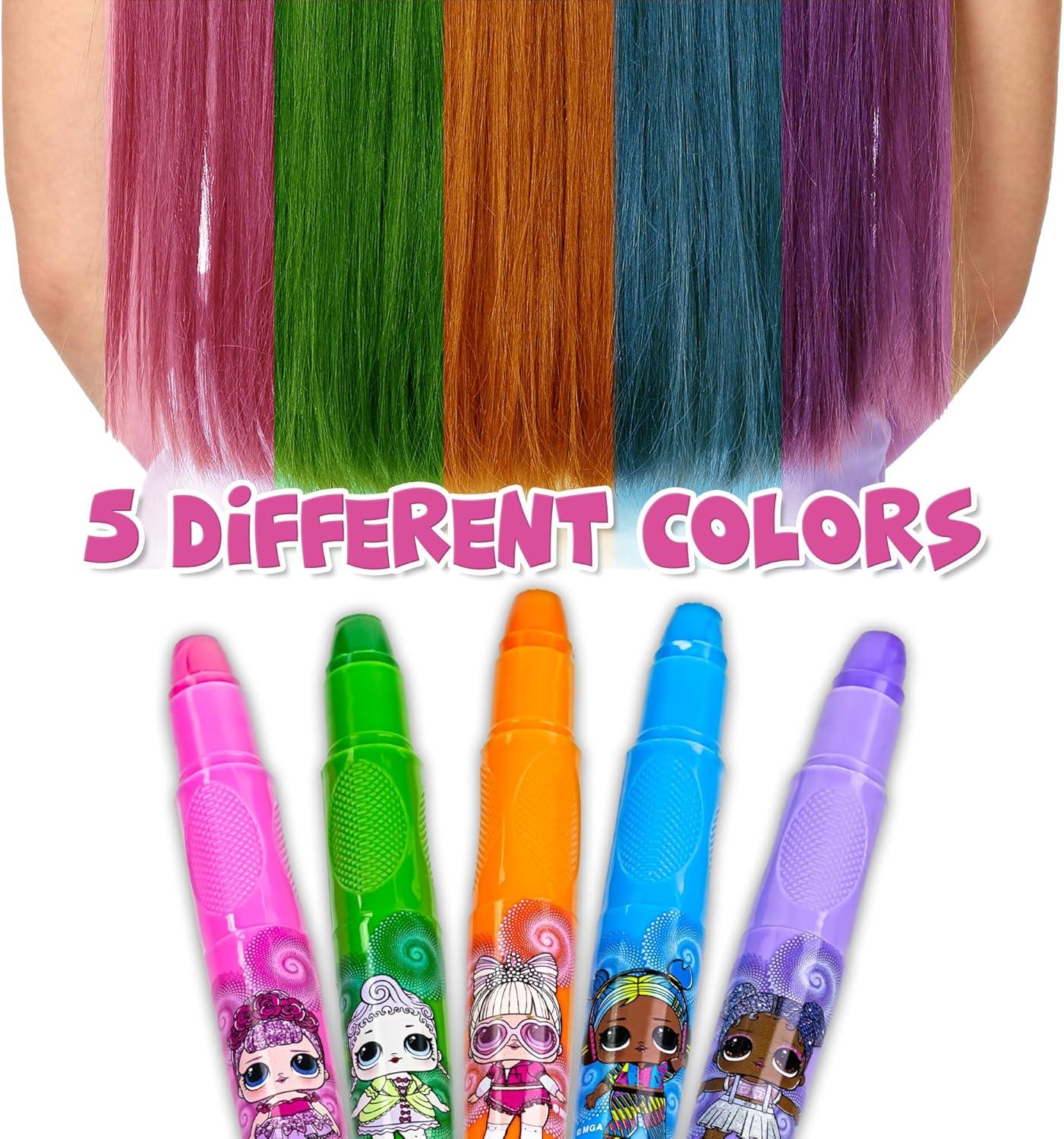 imageHello Kitty and Friends Temporary Hair Markers for Girls Washable Bright Vibrant Colors  Great for Birthday Gifts Stocking Stuffers Slumber Parties Ages 3 by Townley GirlLOL Surprise