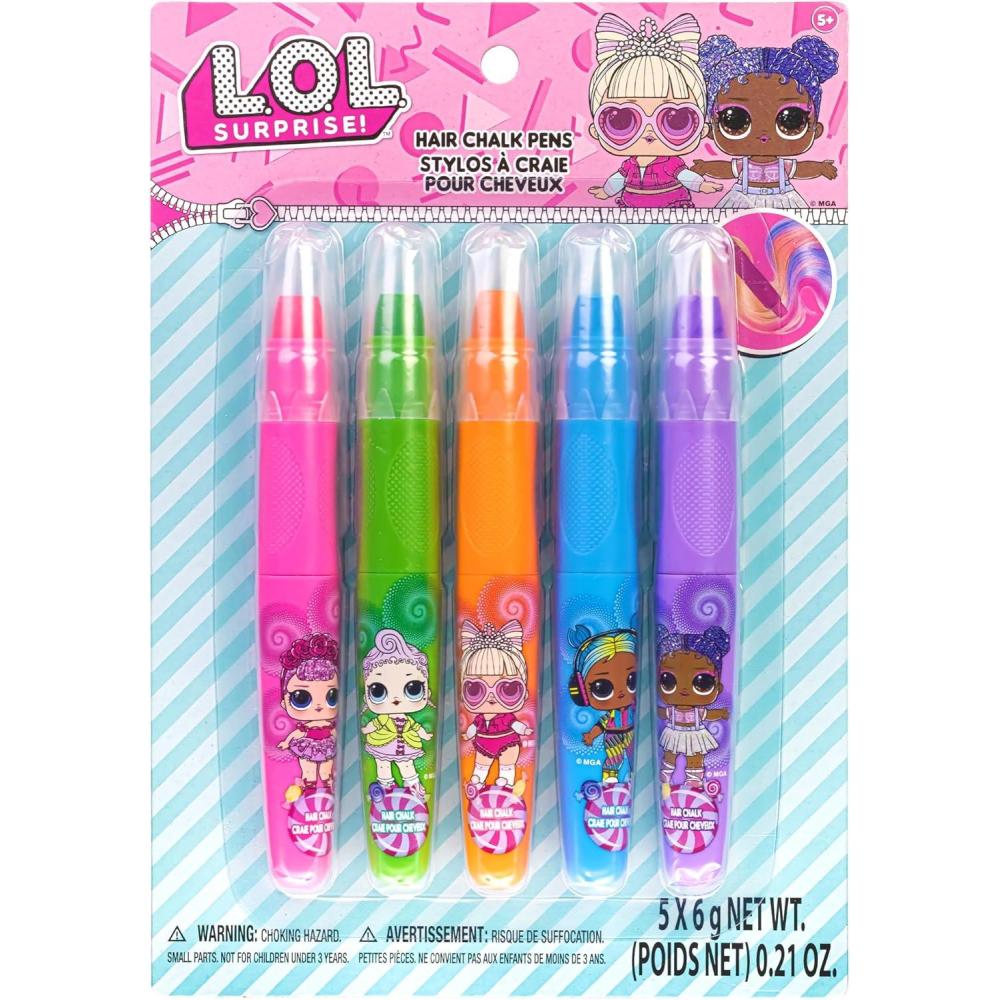 imageHello Kitty and Friends Temporary Hair Markers for Girls Washable Bright Vibrant Colors  Great for Birthday Gifts Stocking Stuffers Slumber Parties Ages 3 by Townley GirlLOL Surprise
