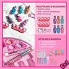 imageHello Kitty Face LightUp Makeup Vanity Set for Girls Includes Nail Eye and Lip Accessories Perfect Birthday and Holiday Gift AA Batteries Not Included Ages 3 by Townley Girl