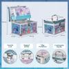 imageStitch Train Case Beauty Set Kids Makeup Kit for Girls Real Washable Makeup Set Play Makeup Party Favor Birthday Ages 3 4 5 6 7 8 9 10 11 12 by Townley GirlStitch