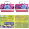 imageStitch by Townley Girl Cosmetic Makeup Train Case Set Includes Lip Gloss Shadows Brushes Nail Polishes Hair Clips Tattoos Accessories ampamp More for Girls Ages 3 Perfect for Parties Sleepovers