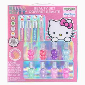 imageHello Kitty Nail Polish and Lip Gloss Kids Makeup Set for Girls Birthday Gift Parties Sleepovers ampamp Makeovers for Age 3 by Townley Girl