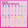 imageBarbie 16 Piece Glitter Pen Body Art Set Glittery and Bright Colors Ages 3 by Townley GirlBarbie