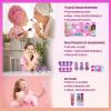 imageBarbie Movie Kids Makeup Kit for Girls Real Washable Toy Makeup Set Barbie Gift Play Makeup and Pretend Play Toys Ages 3 4 5 6 7 8 9 10 11 12 By Townley Girl